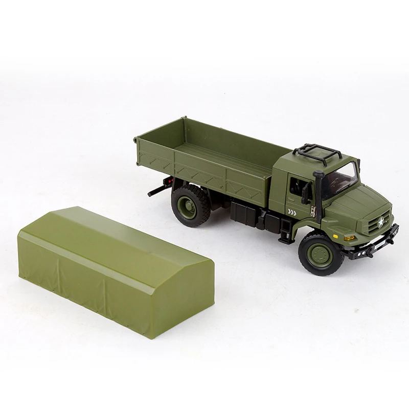 Alloy Military Tactical Truck Car Model Diecast Metal Military Transport Vehicle Armored Car Model Simulation Children Toys Gift