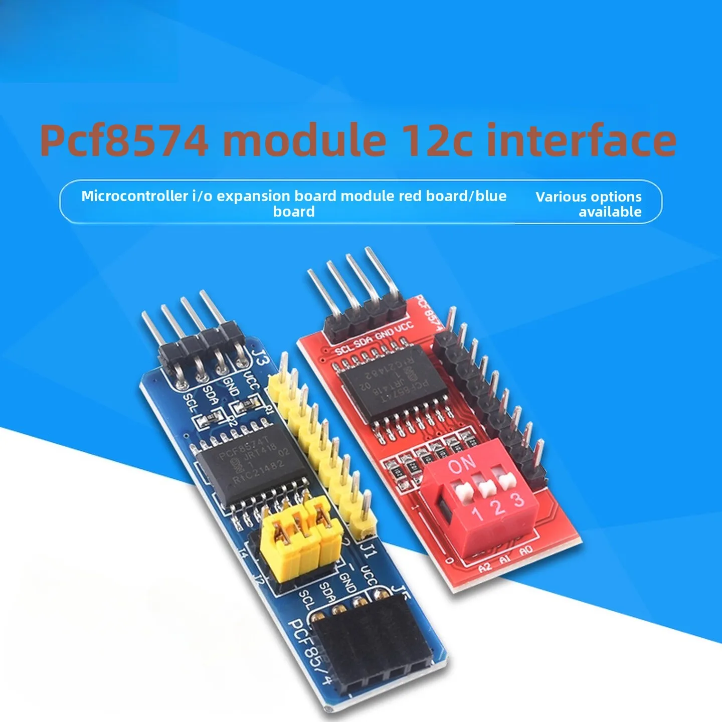 Carte d'extension d'e/s PCF8574 le mieux notée – Interface à 2 fils, cascade de 8 modules, idéale pour MCU avec ressources d'e/s limitées
