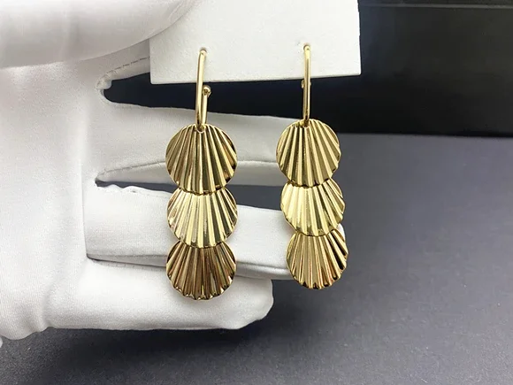 Personalized fashion earrings women's activity disc earrings