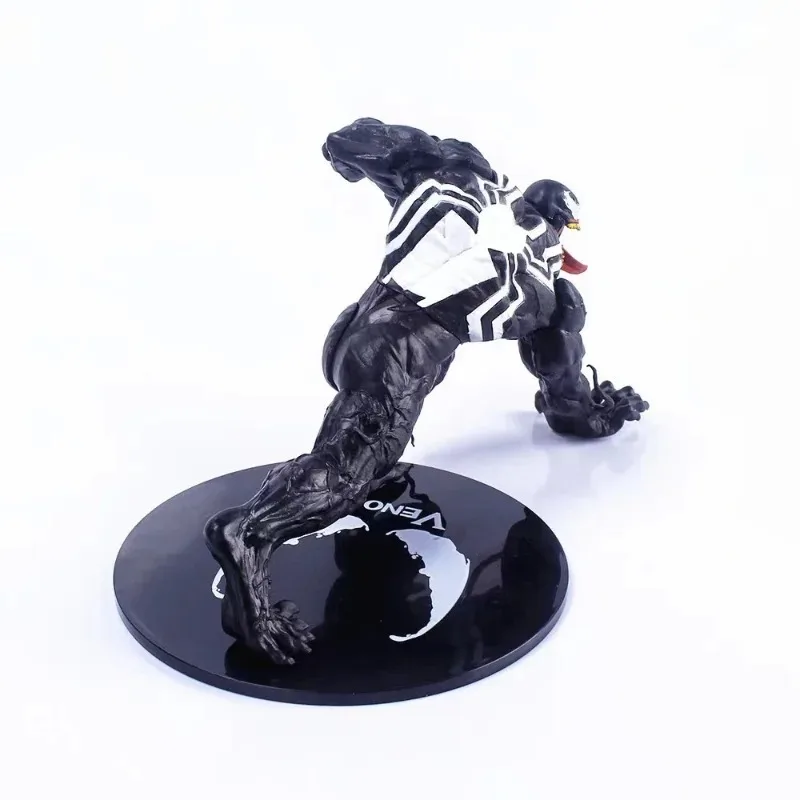 12cm Marvel Anime Venom Spider-Man Movie Superhero Cartoon Action Figure Venom Toy Model Car Desktop Doll Gift Ornaments
