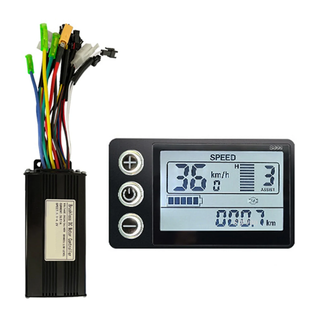 Sine Wave Controller and LCD Display Set Designed for Electric Bikes Delivers Reliable Performance at Various Voltages