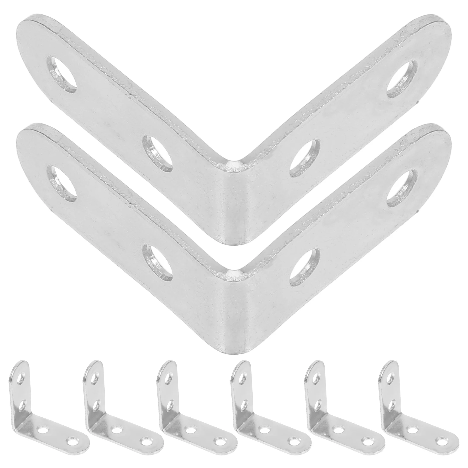 

16pcs Repair Brackets Wood Corner Strengthen Stability Joint Angle niture Repair Bracket Hardware