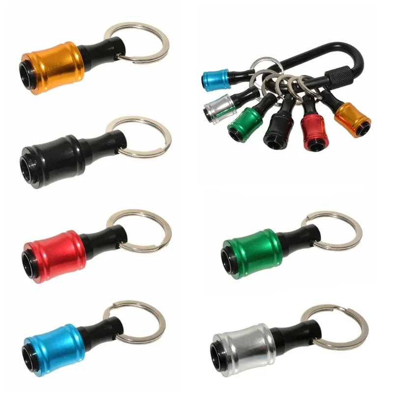 1/4Inch Chuôi Lục Giác Hợp Kim Nhôm Tua Vít Bit Giá Đỡ Thanh Nối Dài Khoan Vít Adapter Phát Hành Nhanh Móc Khóa Dễ Dàng thay Đổi