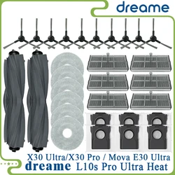 Dreame L10s Pro Ultra Heat, Dreame X30 Ultra / X30 Pro, Mova E30 Ultra Parts Main Roller Side Brush Filter Mop Dust Bag