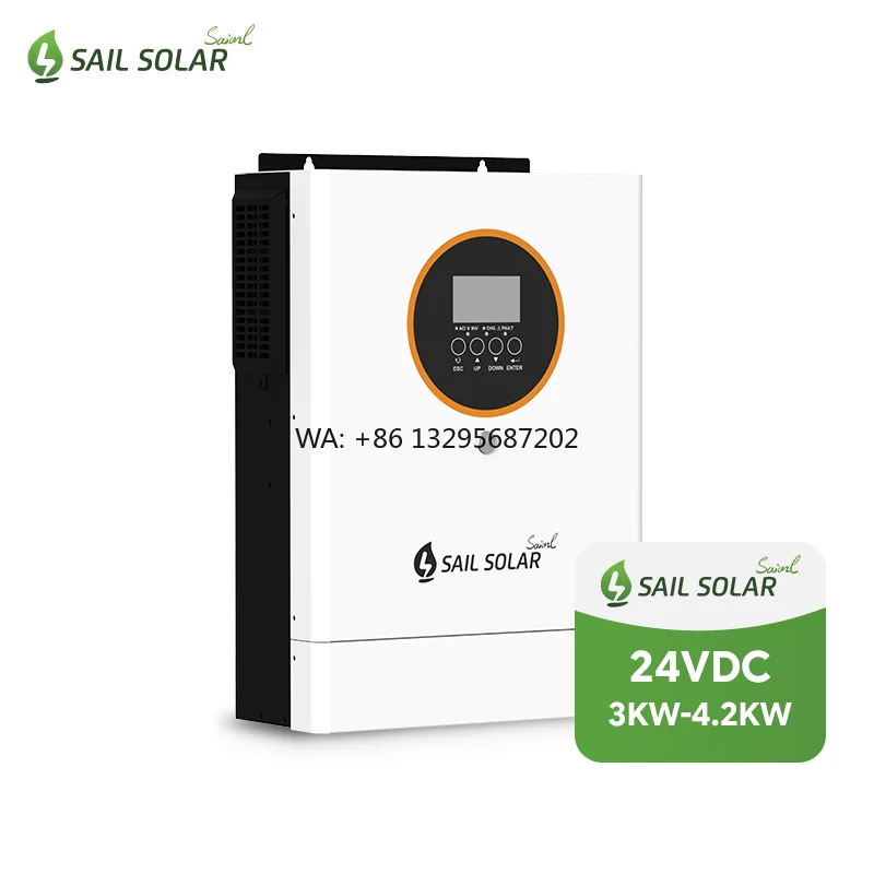 

OEM/ODM Hybrid Inverter 3kw 3.5kw 4.2kw Inverter 24V Solar Single Phase for Solar Inverter System for Home and Business