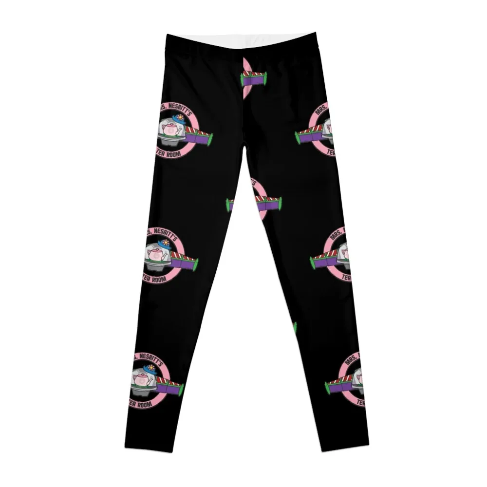 

Mrs Nesbit Tea Room Leggings sport set sports for sports shirts gym sportswear gym Womens Leggings