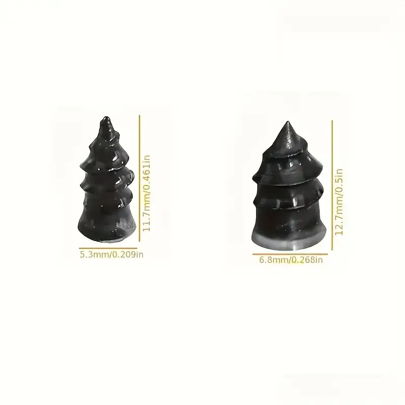 50Pcs Rubber Nails for Tire Repair, Self-Service Rubber Screws for Puncture Repair of Car & Motorcycle Tires