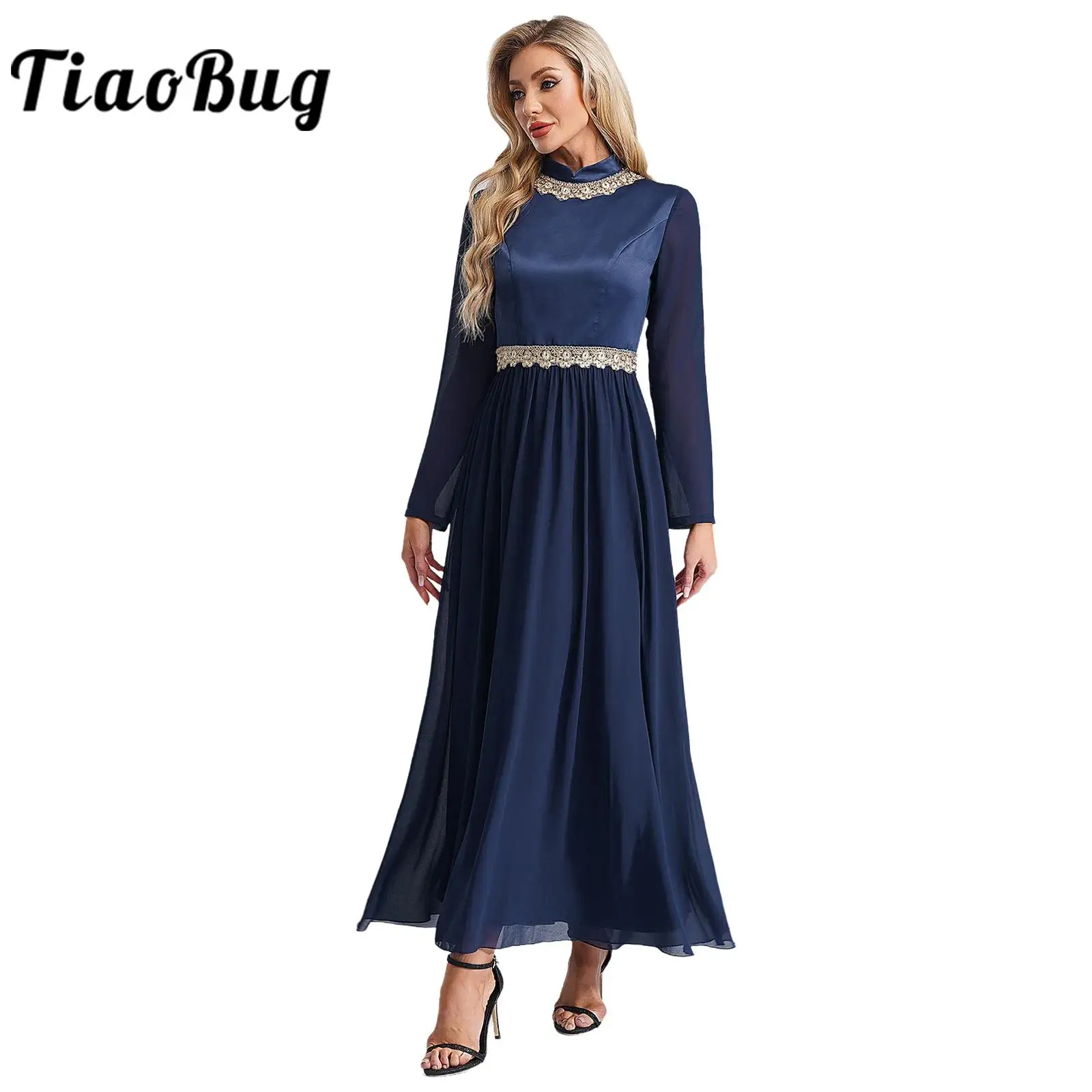 Vestidos marroquíes de gasa Eid para mujer, vestido trenzado metálico para ocasiones especiales, fiesta, Festival, vestido de celebración de noche