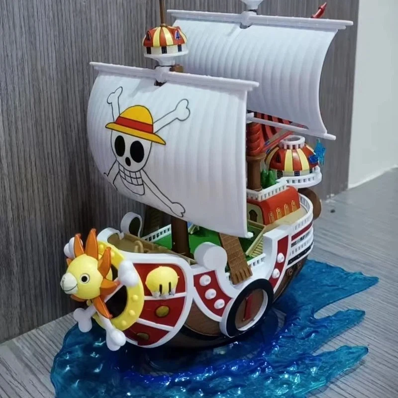 

Bandai One Piece Pirate Ship Thousand Sunny Going Merry Assembly Model Anime Figure For Adult Hobby Collection Display Fans Gift