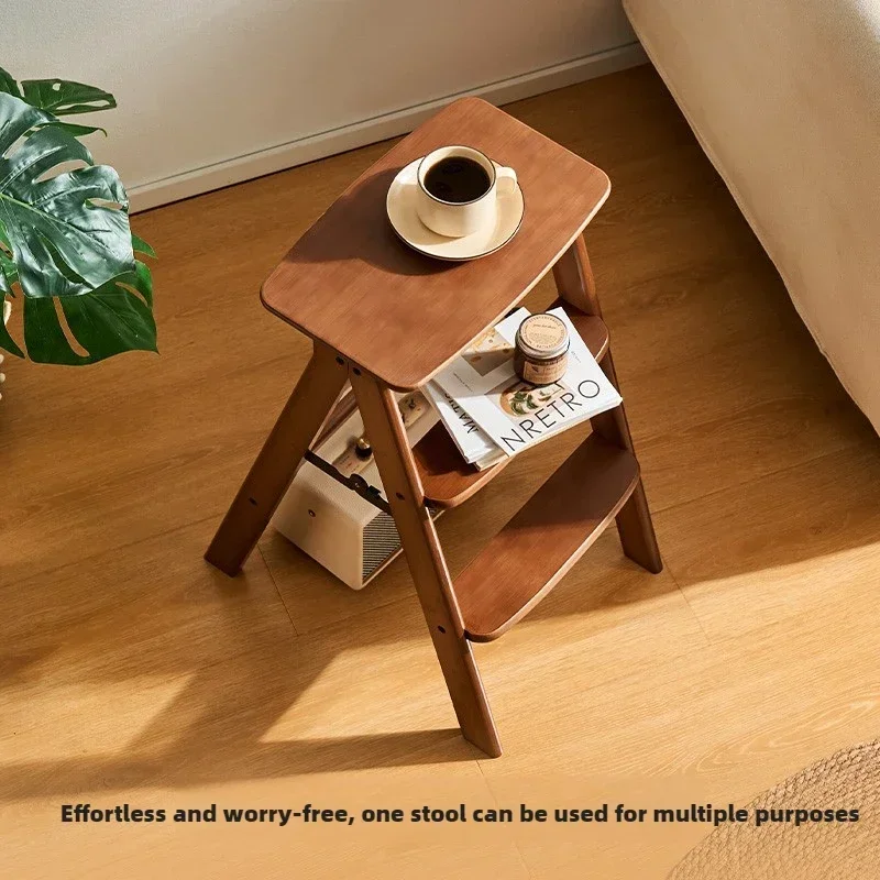 Épaisseur Portable échelle chaise étagère cuisine tabouret haut maison multifonction pliant 2 marches tabouret meubles de maison