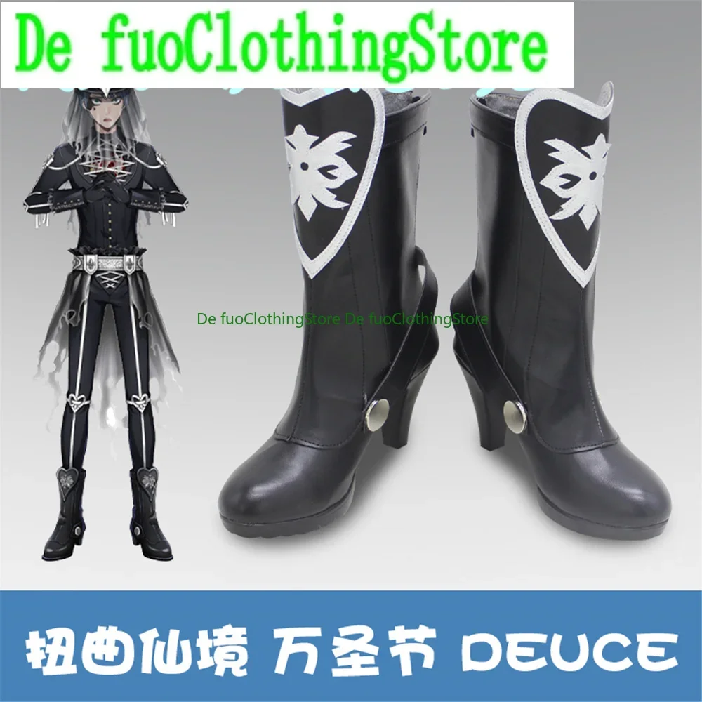 الملابس الملتوية-بلاد العجائب تأثيري أحذية الأحذية لعبة أنيمي كرنفال حفلة الهالوين عيد الميلاد DefuClothing ShoesDefuo