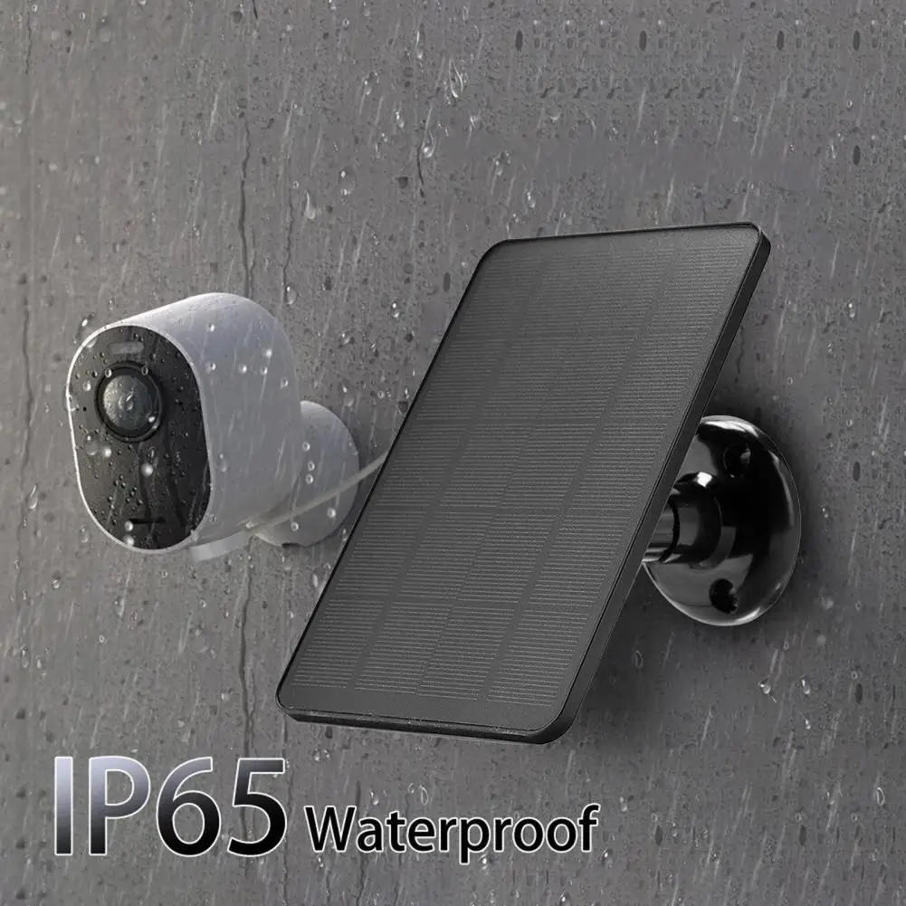 Ultra-thin Solar Panel 4w Solar Panel Charger for Ring Doorbell Camera Waterproof Outdoor Usb-c Solar Charger with 10ft Cable view 6