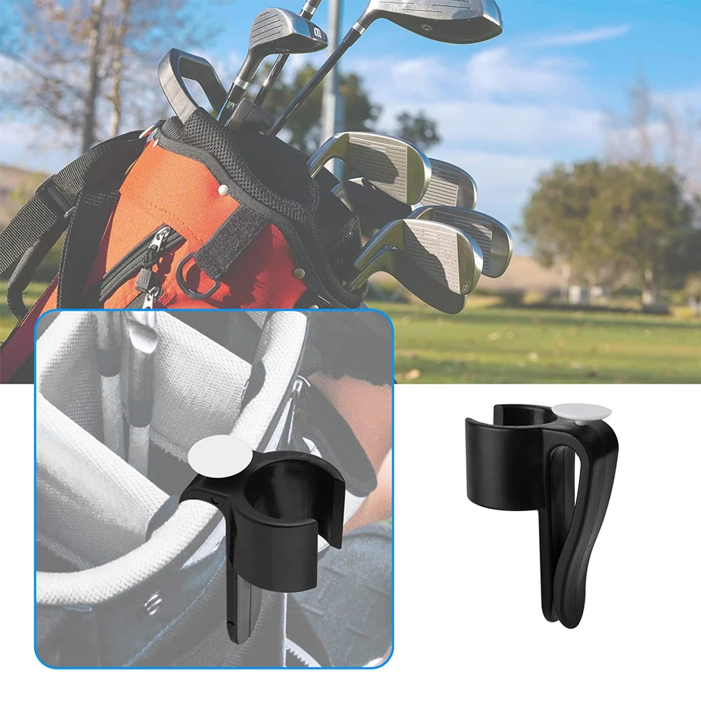 5 Pcs Golf Putter Clamp Golf Bag Clips Clubs Holder Organizer with Plastic White Marker Drop Ship