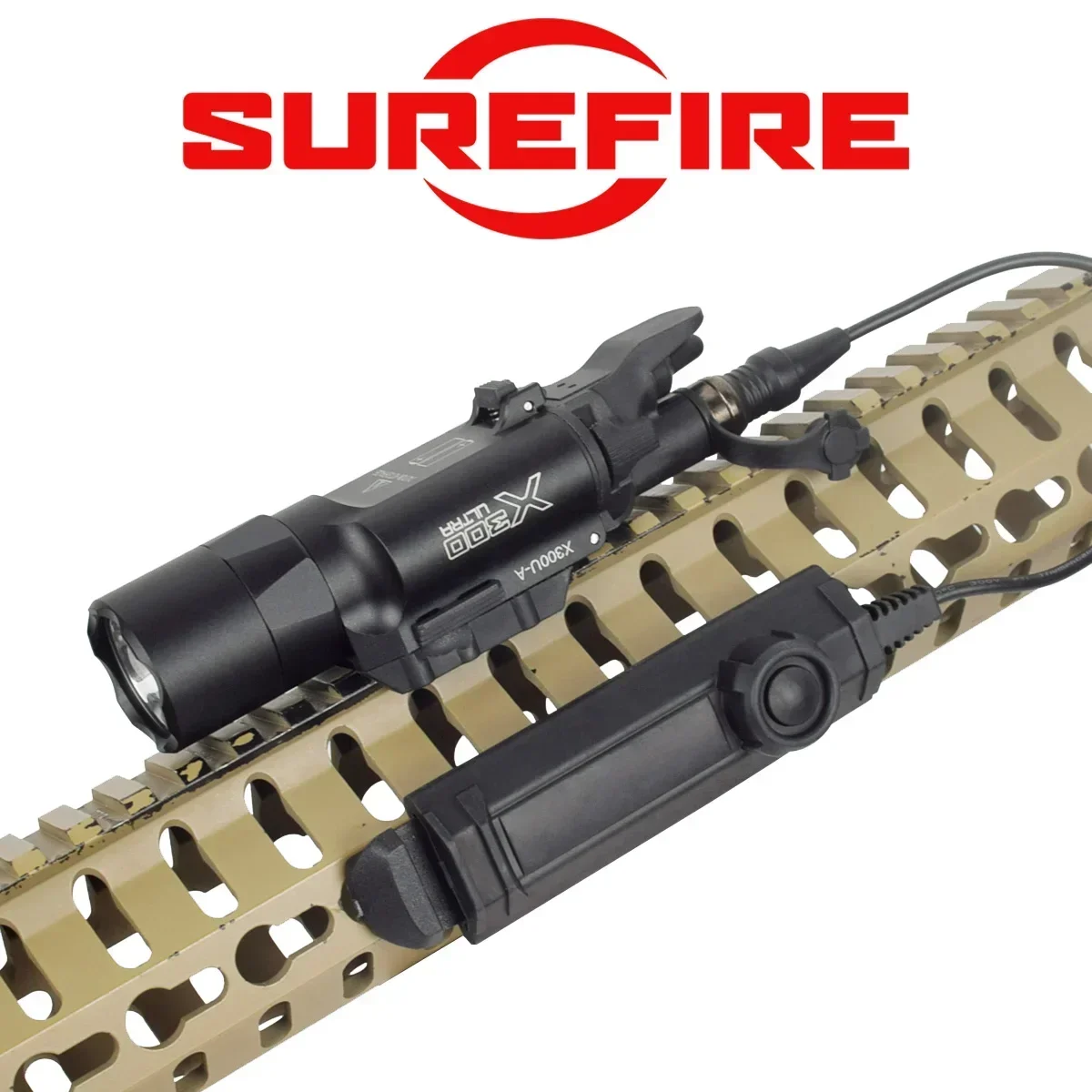 Tactical SureFire X300 Ultra X300V X300V-IR X300UH-B XH15 XH35 Pistol Gun LED Light Fit 20mm Rail Airsoft Hunting Flashlight