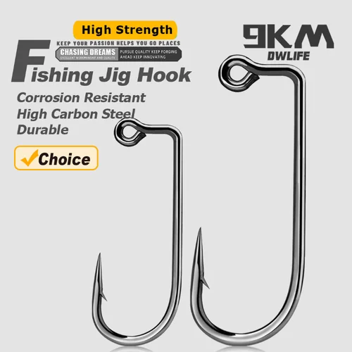 Anzuelo de anzuelo de pesca, 50 ~ 200 Uds., anzuelo de 90 grados, acero rico en carbono, vástago largo, molde de cabeza de anzuelo, anzuelo Aberdeen, aparejos de pesca de agua salada