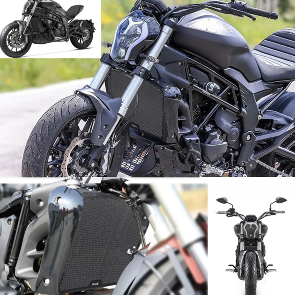 

For Benelli 502c bj500 All Years 2019 With logo Motorcycle Radiator Guard Grille Grill Protector Cover Accessories CNC Aluminum