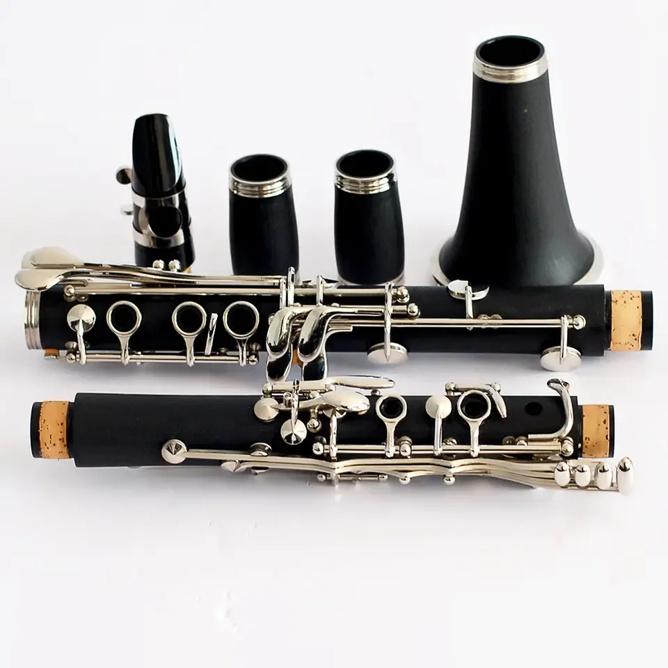 popular bakelite nickel plated A clarinet for sale in instrument