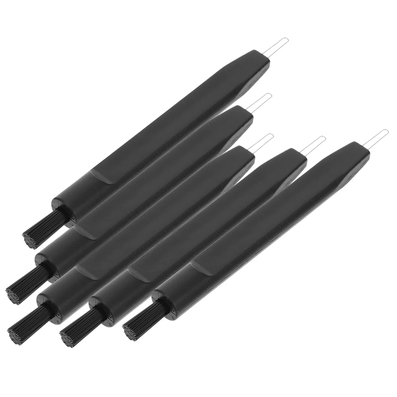 

Набор из 5 щеток для чистки слуховых аппаратов, U-образные крючки для удаления ушной серы, очистители трубок, аксессуары для ухода за слухом, практичные нейлоновые инструменты