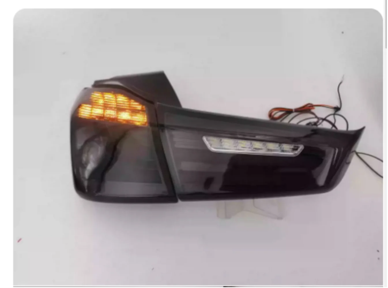 Conjunto de luz trasera Led para Mitsubishi ASX, lámpara de conducción trasera, señal de giro de freno, accesorios de coche, 2 uds.