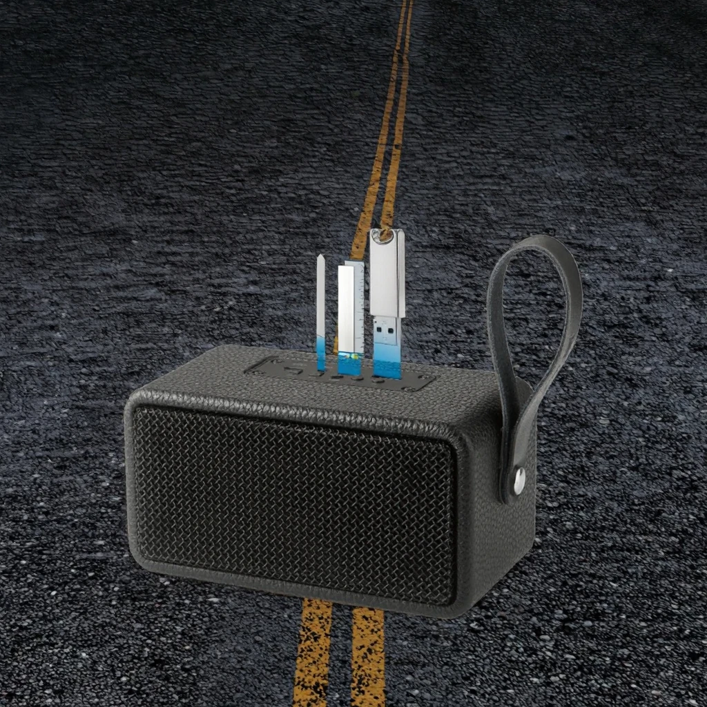 Dual Channel Subwoofer Wireless for Bluetooth Speaker Outdoor Travel IPX6 Waterproof with Battery Power Plastic Cabinet