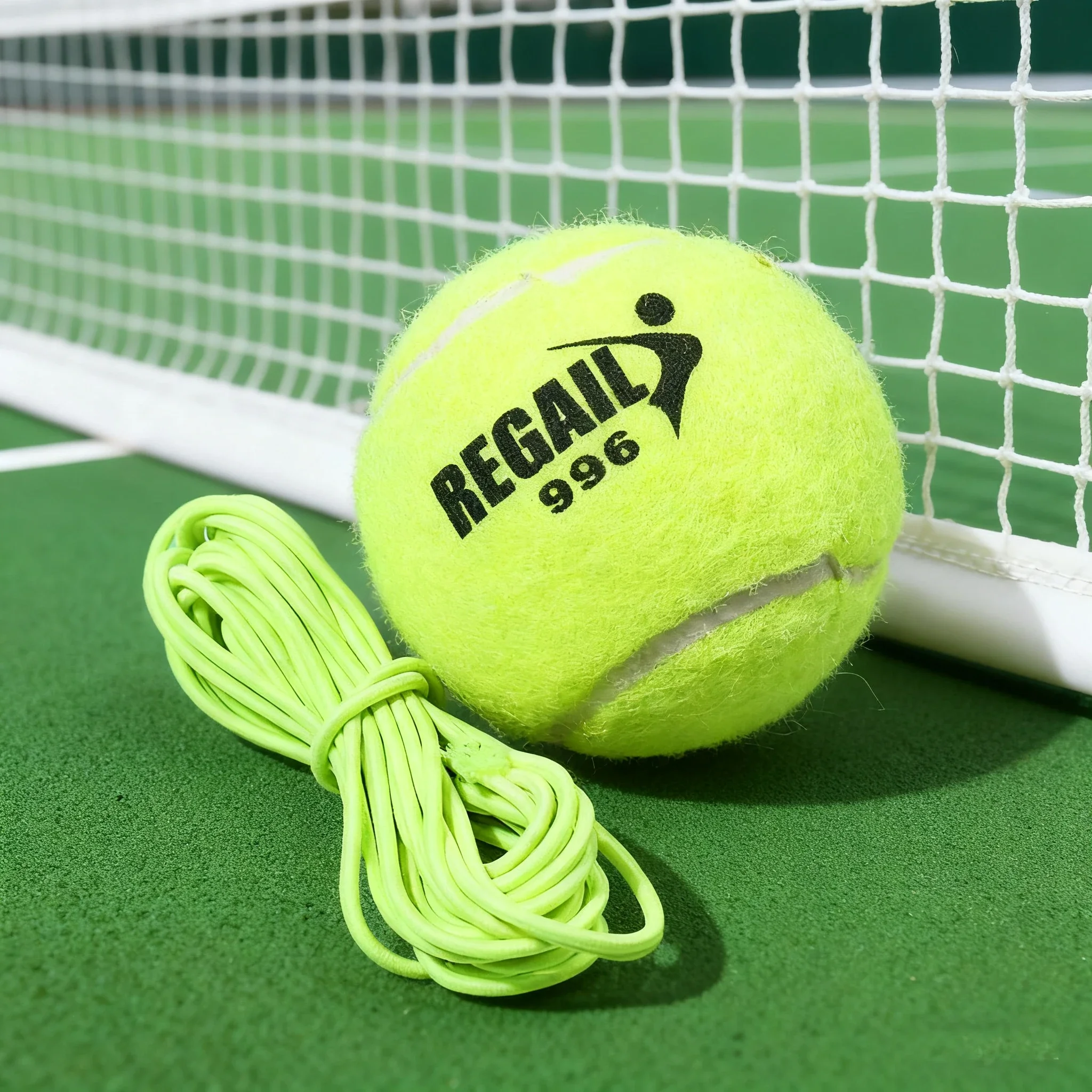 

Теннисный тренировочный мяч для начинающих с эластичной веревкой, портативный одиночный тренировочный мяч для самообучения, легкий отскок, инструмент для тенниса