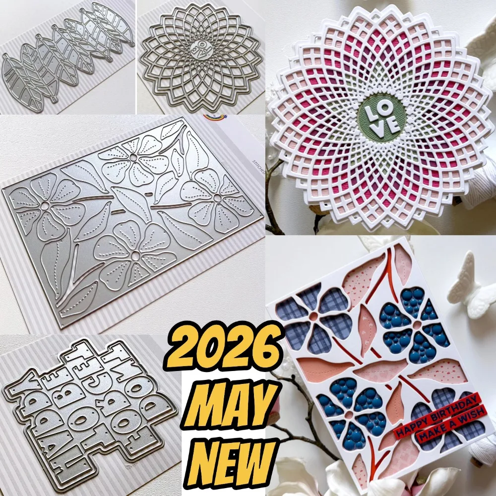 2026 New Flower Girls Metal Cutting Frame dies Templates DIY Scrapbooking Paper Making Crafts Cuts
