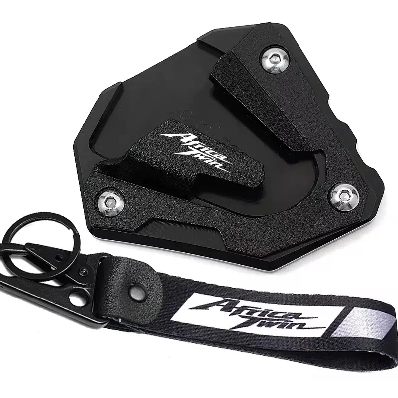 For Honda CRF1000L CRF 1000 L Africa Twin 1000L 2018 2019 Parts Side Stand Extension Kickstand Enlarge Pad Keychain Keyring
