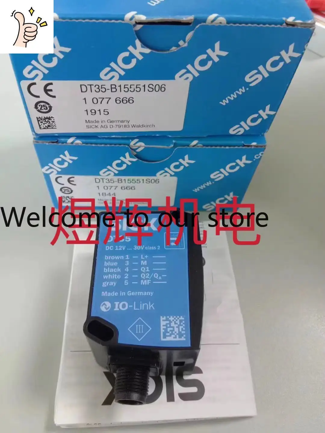 

Sick, Laser Ranging Sensor DT35-B15551S06 Original Genuine