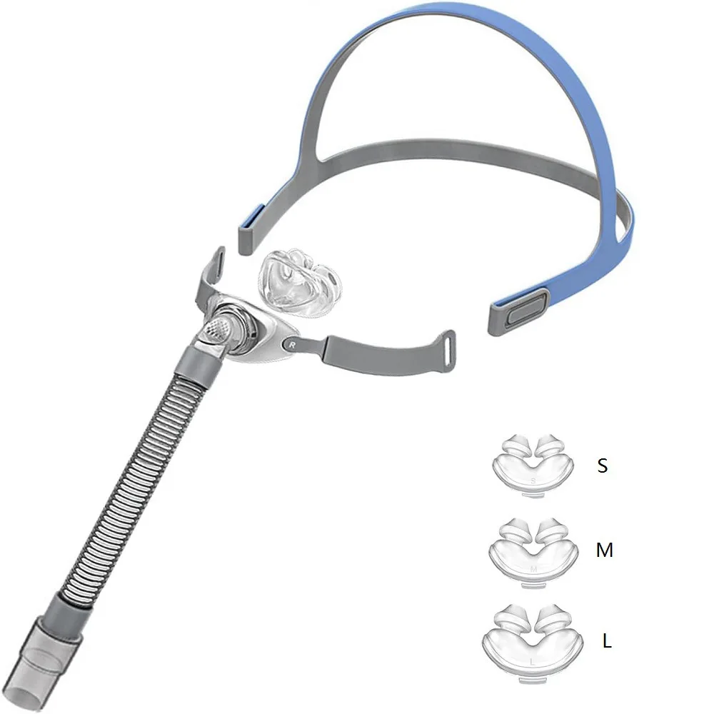 

KLZ Вентилятор Назальная маска Назальная подушка с носовыми подушечками SML B * C-P2 Дыхательный респиратор для взрослых Универсальная назальная пробка Зупинити храп Сон