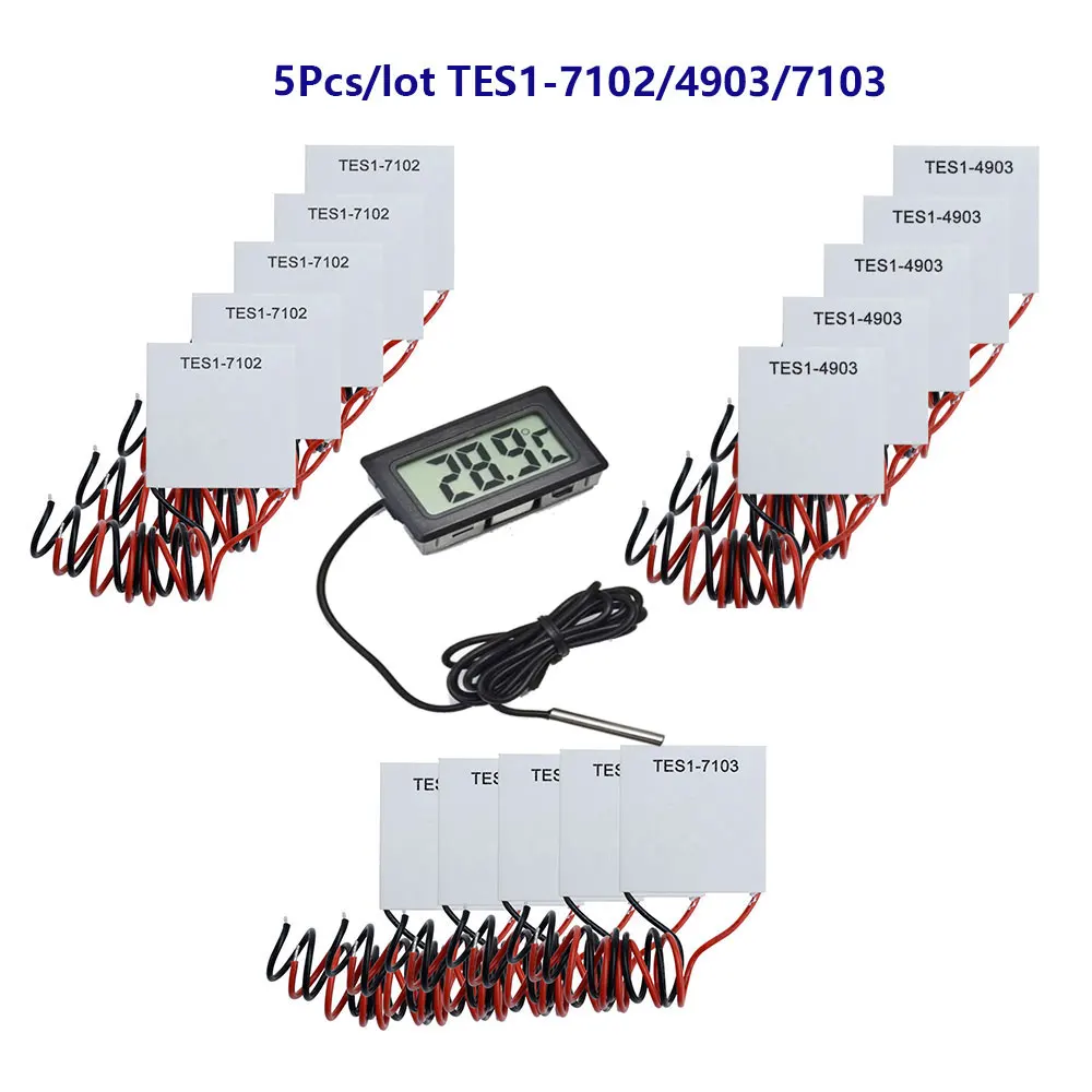 TES1-7102 7103 TES1-4903 Thermoelectric Cooler Peltier 23*23MM DC5-8V New of semiconductor refrigeration