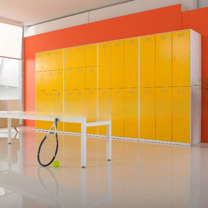 Steel storage locker, thin edge induction lock, locker combination lock, multi-door changing cabinet