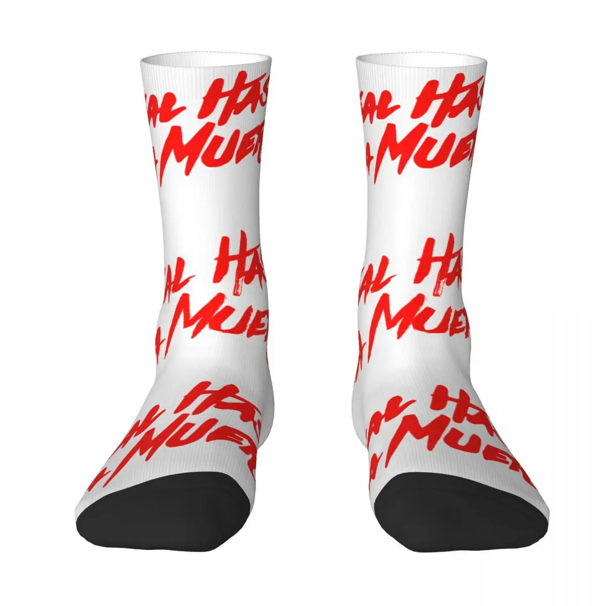 Anuel echte Hasta La Muerte Männer Frauen Socken Baumwolle Einfachheit Anime Mode lange lustige Sox Unisex