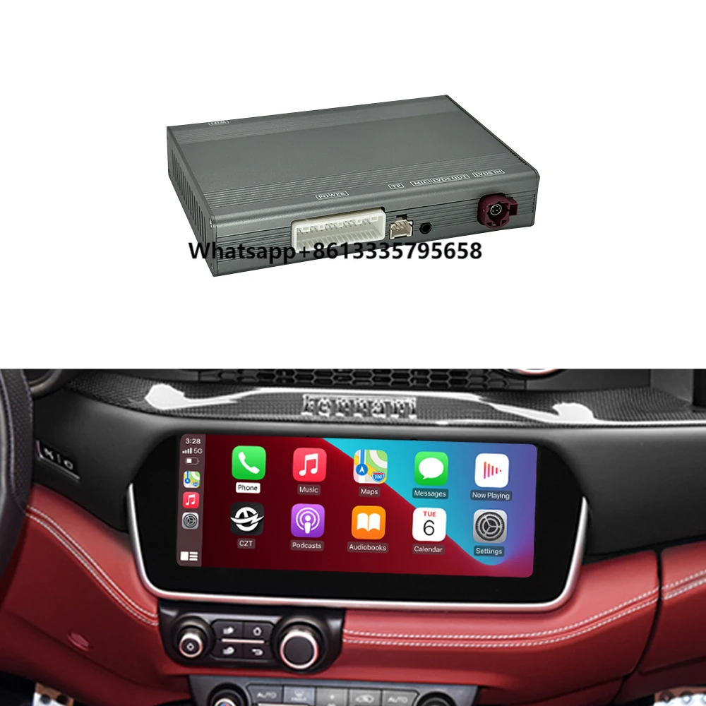 

CZT-AUTO Wireless CarPlay for Ferrari Portofino Car DVD Player Mirror Link AirPlay Radio Carplay Kits Android Auto