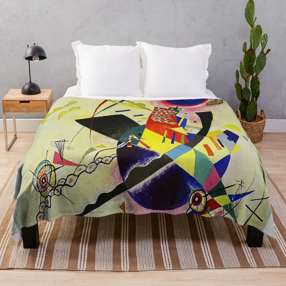 

Wassily Kandinsky Throw Blanket halloween blanket Thin Blankets Blanket For Sofa Fluffy Shaggy Blanket