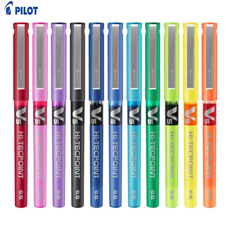 Hi-Tecpoint 0.5mm 필기구로 완성하는 정교한 라이프스타일: Pilot V5 Hi-Tecpoint 리퀴드 잉크 롤러볼펜 리뷰