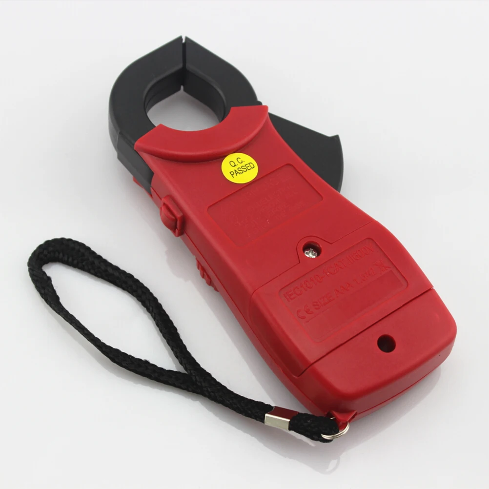

Digital Multimeter Clamp Meter Voltage Tester Mt87 Amper Current Pincers Red Mini Ac Measurement Lcd Display Data Hold On-Off