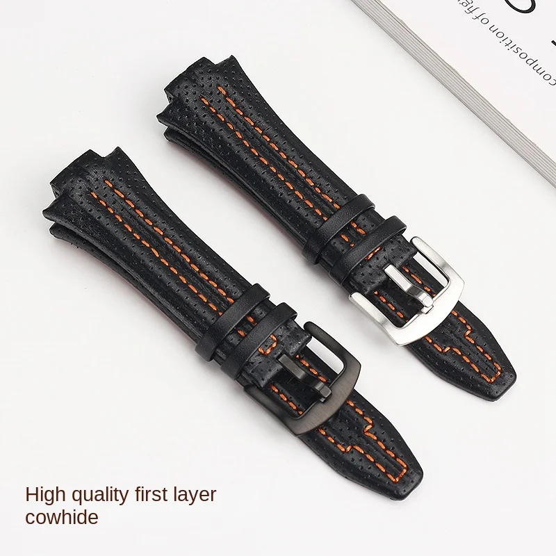 حزام ساعة جلد للرجال ، قطع غيار ساعة سايكو ، سلسلة سبورتورا ، SNL017 ، SNL029P2 ، SNL021P1 ، SNA595P2 ، SnL L L ، 27x15mm
