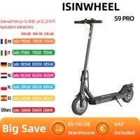 isinwheel S9Pro Adult Electric Scooter 350W Motor Electric Scooter 36V 7.5Ah Battery 8.5 Inch Foldable City Electric Scooter