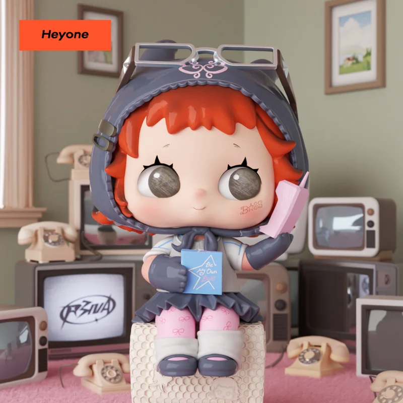 

New Product Heyone R3NA First Generation Focus Anti Spotlight Series Blind Box Eccentric Girl Figures Ornament Mystery Box Gift