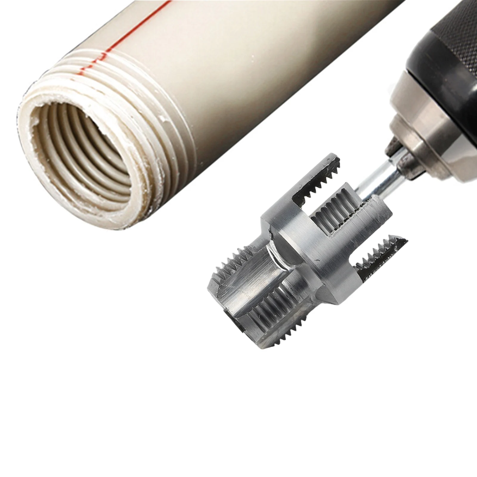 

Plumbing Projects 32.5*26mm 1.27*1.02in Tapping Tool Efficient Threading For Pipes Thread Cutting External Thread 1-piece Design