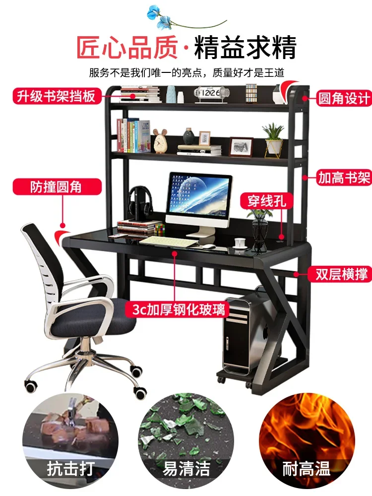 Escritorio de escritorio para computadora, dormitorio simple para el hogar, escritorio de escritura de oficina simple para estudiantes