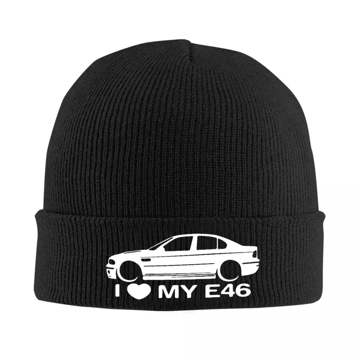 

I Love My E46 Knitted Bonnet Caps 100% Cotton Fashion Keep Warm Hats