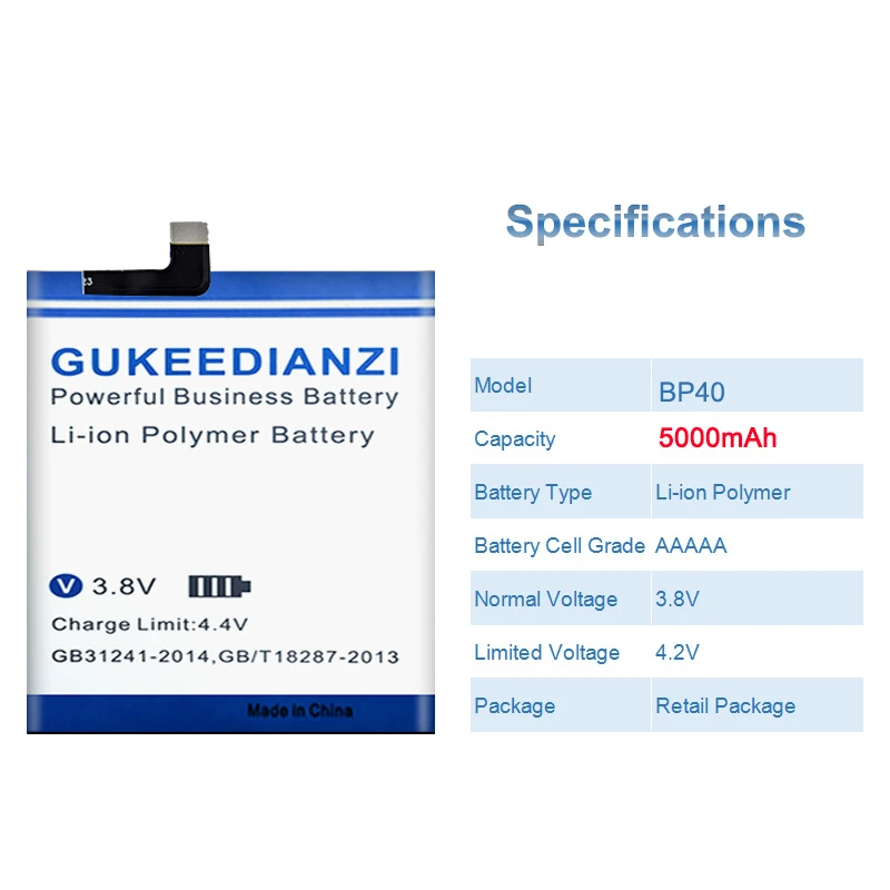 BP40 Mobile Phone Battery For Xiaomi For Redmi K20 Pro For Mi 9T Pro K20pro 5000mAh High Capacity