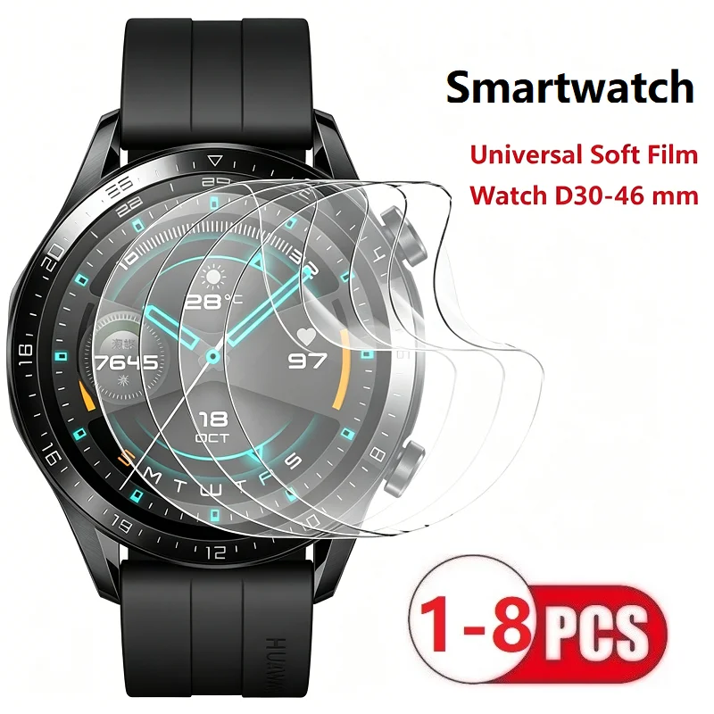 Motorola Smartwatch Accessories - Película Protectora de Hidrogel Suave para