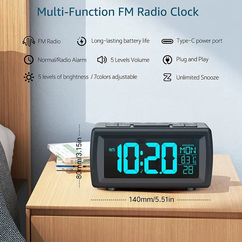 FM-radio wekker retro digitale - Kitchen Appliances Vintage recensie en prijs