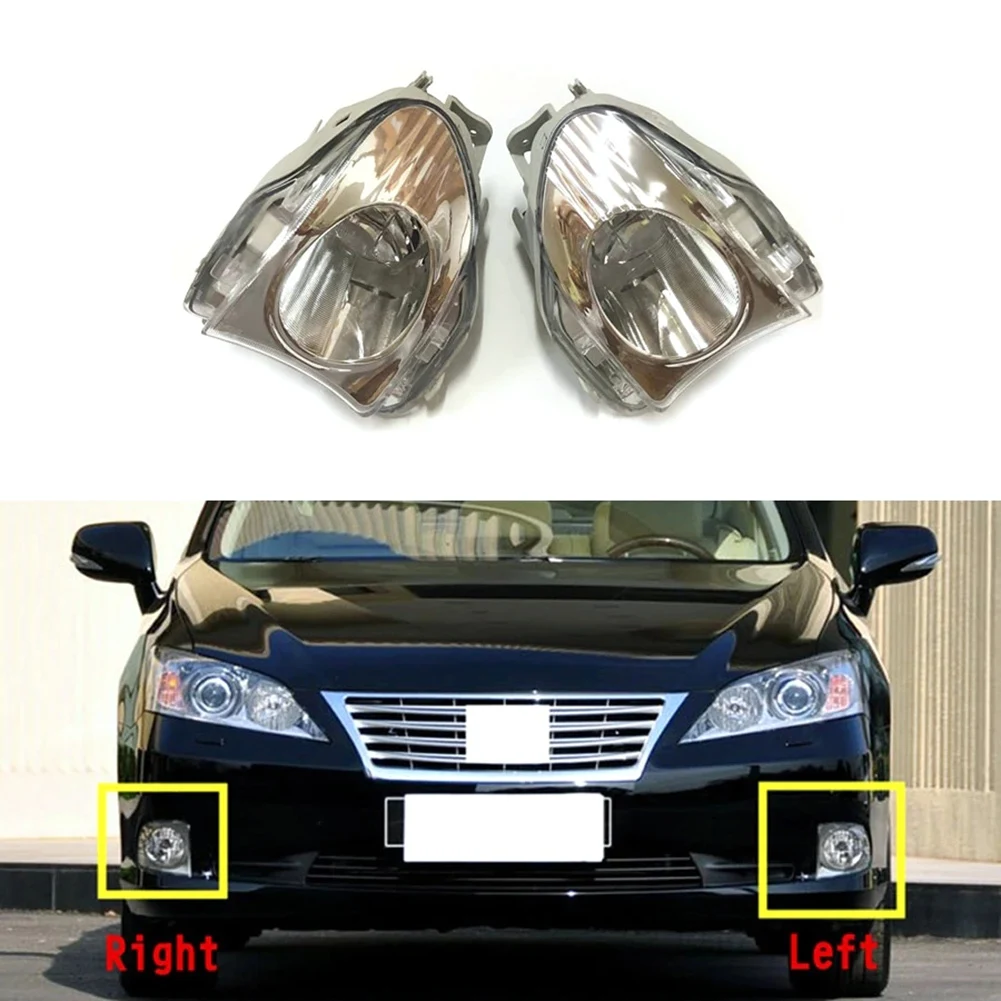 1Pair Car Front Bumper Fog Lights Assembly Driving Lamp Foglight for Lexus ES240 ES350 2009 2010 2011 2012