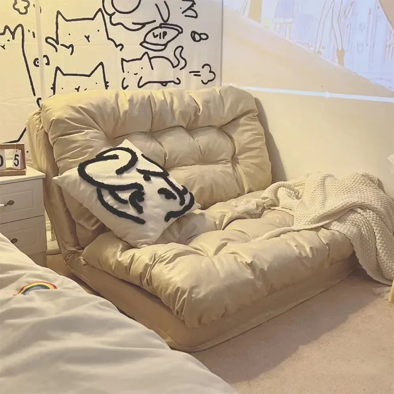 

Lazy sofa reclining bed back chair bedroom small sofa tatami seat single bay window folding