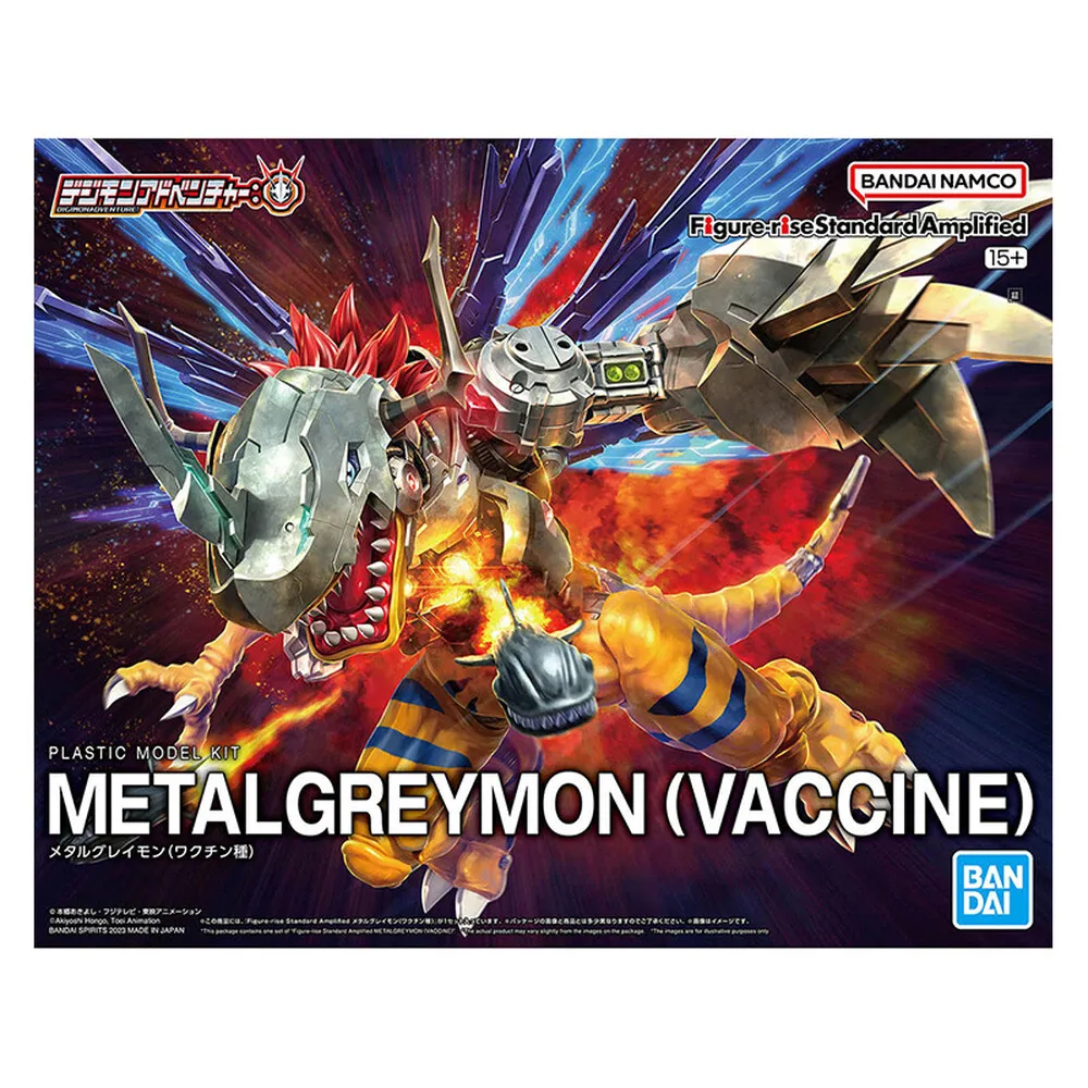 Bandai Digimon Adventure Assembled Model Toy Figure Rise METAL GREYMON FRS Genuine Action Figures Assembly Model Toy Gifts