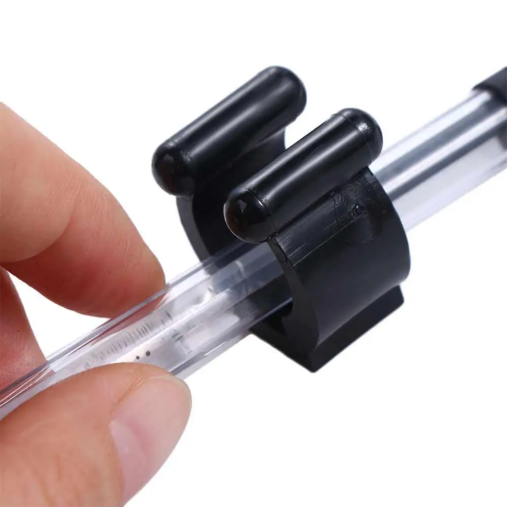 Cues Fishing Tool Wall Mounted Black Fishing Pole Rod Organizer Billiards Cue Clip Fishing Rod Storage Clips Fishing Rod Holder