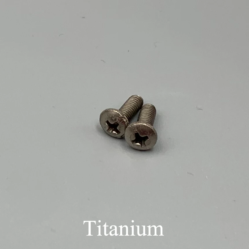 M3 M4 M5 M6 OD 6mm 8mm 10mm 12mm 15mm 20mm 25mm 30mm 35mm Length TA2 Titanium Bolt Philips Cross Recessed Round Pan Head Screw